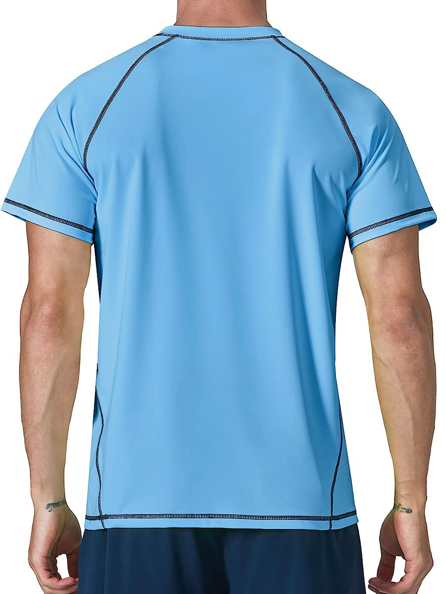 Men‘s Sun Protection Swim Shirts