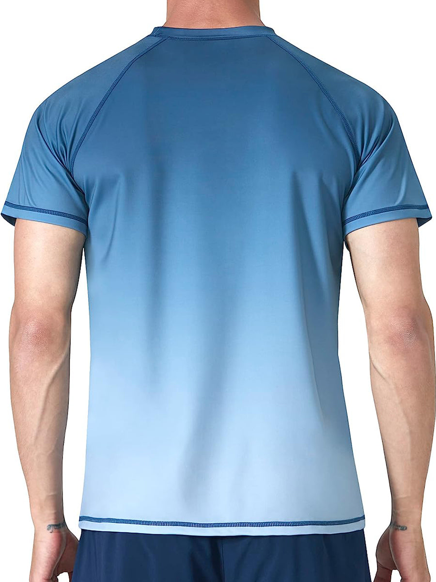 Men‘s Sun Protection Swim Shirts